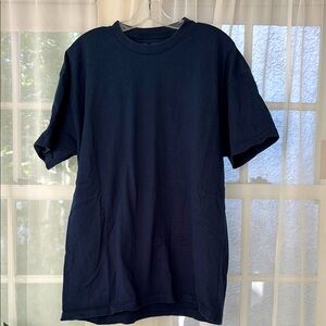 Classic Navy Blue Men's Short Sleeve Tee